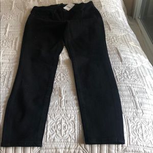 NWT jcrew straight leg black jeans, size 4 (27).